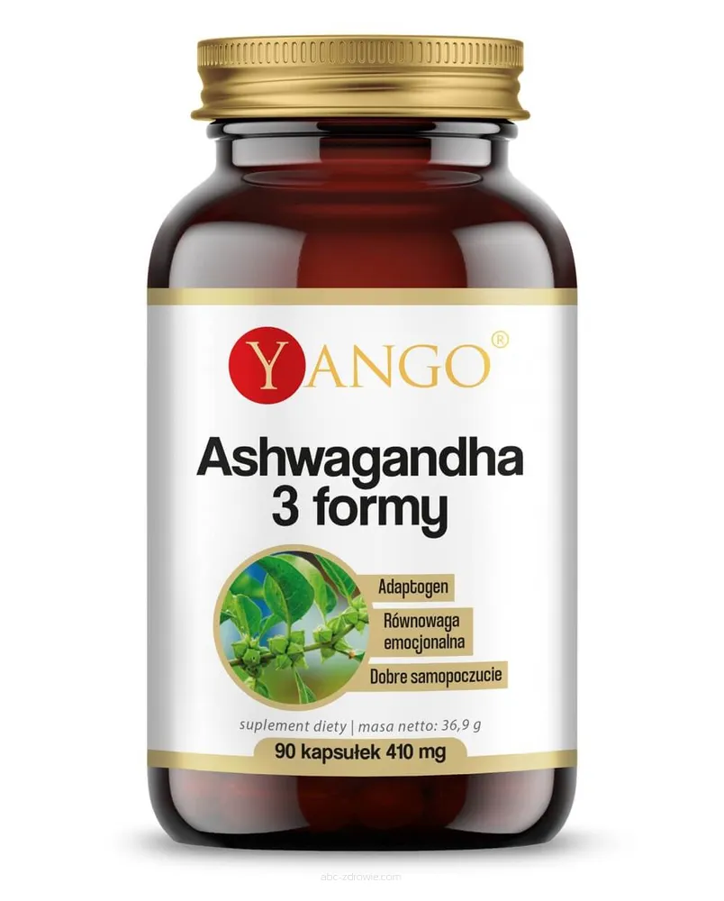 Ashwagandha 3 formy - Yango 90 kaps. 