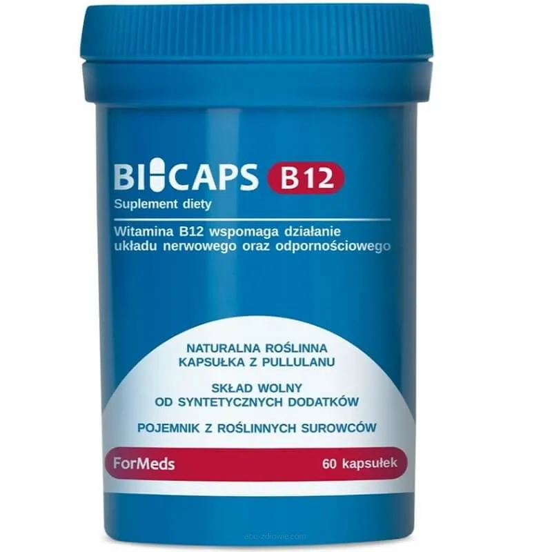 WITAMINA  B12 Formeds Bicaps. 60 kaps.