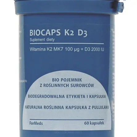 Witamina K2 D3,Bicaps Formeds 60 kaps.