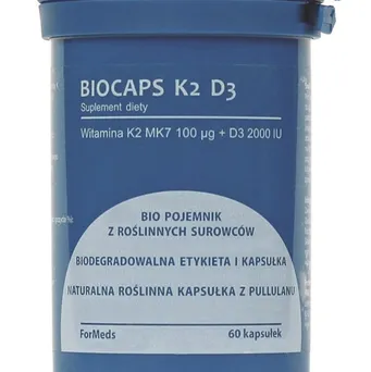 Witamina K2 D3,Bicaps Formeds 60 kaps.