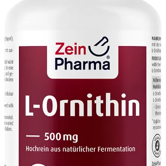 L-Ornithine, 500mg - 120 kaps. Zein Pharma