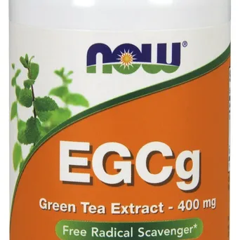 EGCg Green Tea Extract, 400mg - 90 kaps. Now Foods