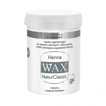 WAX Pilomax Natur Classic Henna, maska regenerująca do włosów ciemnych, 240 ml