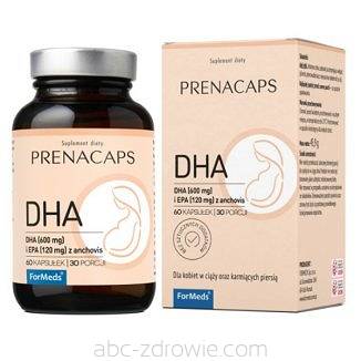 DHA dla kobiet w ciąży Prenacaps ForMeds 60 kaps.