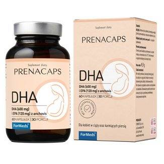 DHA dla kobiet w ciąży Prenacaps ForMeds 60 kaps.