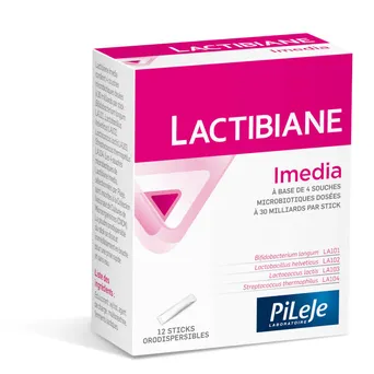 Lactibiane Imedia-probiotyk na biegunkę ,Pileje 12 saszetek