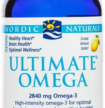 Ultimate Omega, 2840mg Cytrynowy  - 237 ml. Nordic Naturals