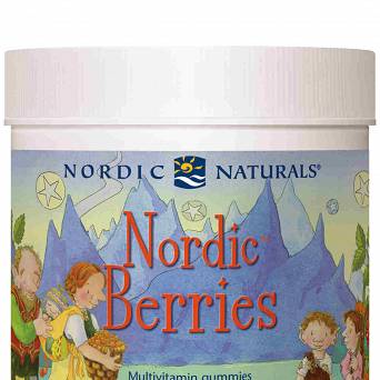 Nordic Berries,żelki dla dzieci od 2 lat, Nordic Naturals, 120 sztuk