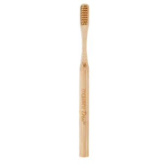 Bambusowa szczoteczka do zębów Mohani - naturalna, włosie średnie