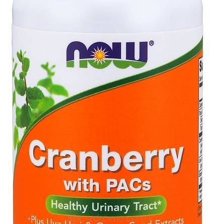 Cranberry  z  PACs  NOW Foods- 90 vegekaps