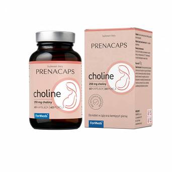 Cholina dla kobiet w ciąży Prenacaps Choline 60 kaps.