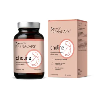 Cholina dla kobiet w ciąży Prenacaps Cholina 60 kaps.