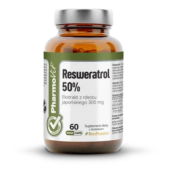 Resweratrol 50% 60 kaps  Pharmovit