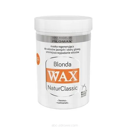 WAX  Pilomax Maska NaturClassic Blonda włosy jasne 480 ml