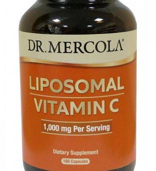 Liposomalna witamina C Dr Mercola 180 kaps.