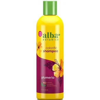 Hawajski szampon do włosów farbowanych Alba Botanica - Kolorowa Plumeria Alba Botanica