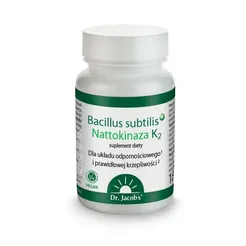 Bacillus subtilis+ Nattokinaza K2 60 kaps. DR JACOBS