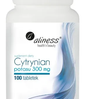 Cytrynian potasu Aliness 300 mg 100 tab veg