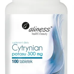 Cytrynian potasu Aliness 300 mg 100 tab veg
