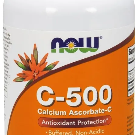 Witamina C-500 Calcium Ascorbate-C - 250 kaps. Now Foods