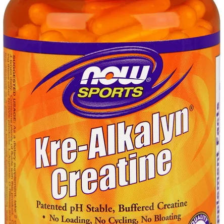 Kre-Alkalyn Kreatyna - 120 kaps. Now Foods