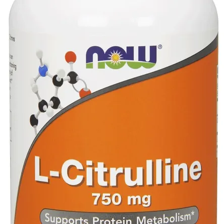 L-Citrulline, 750mg - 180 kaps. Now Foods