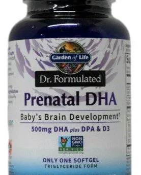 Dr. Formulated Preantal DHA - 30 kapsułek miękkich  Garden of Life