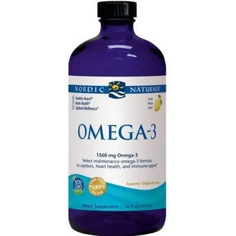 Omega 3 Cytrynowy 1560mg  Nordic Naturals 473 ml.