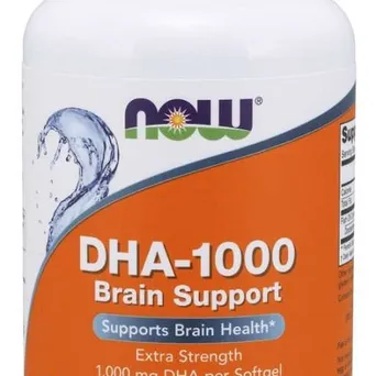 DHA-1000 Brain Support - 90 kapsułki żelowe Now Foods