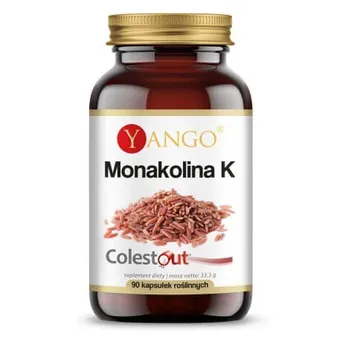 Monakolina K  ,tabletki na cholesterol,Yango 90 kapsułek