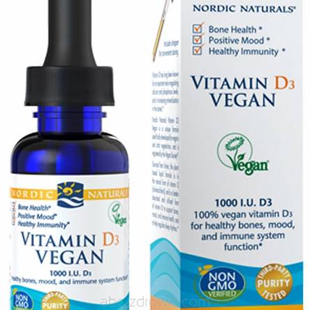 Witamina D3 Vegan, 1000 IU - 30 ml.