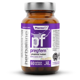 Pregfem™ płodność kobiet 60 kaps Vkaps.®  | Herballine™  Pharmovit Pharmovit
