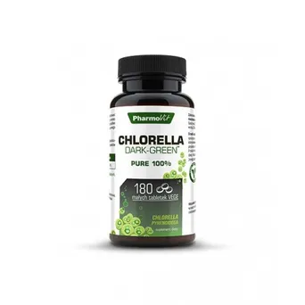 Chlorella Dark Green oczyszczanie organizmu Pharmovit 180 tab