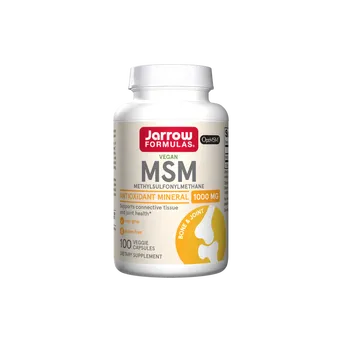 MSM - Siarka MSM /metylosulfonylometan/ OptiMSM 1000 mg 100 kaps. Jarrow Formulas
