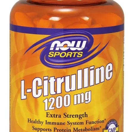 L-Citrulline, 1200mg (Extra Strength) - 120 tablets Now Foods