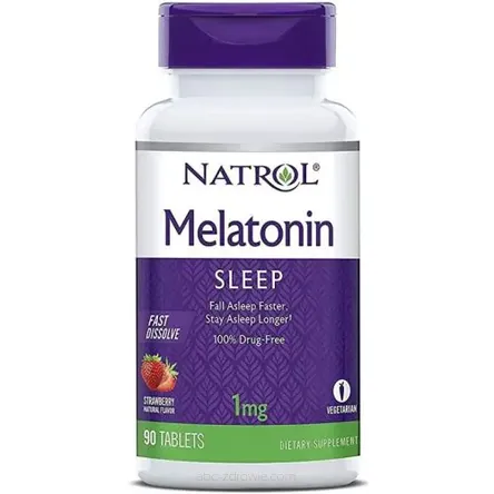 Melatonina Kontrolowane Uwalnianie 1mg Natrol - 90 tabletek