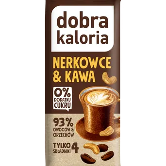 DOBRA KALORIA Baton Nerkowce & kawa 35g KUBARA