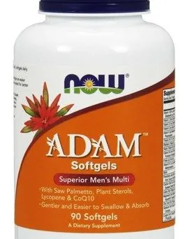 ADAM Multi-Witamina for Men  Now Foods 90 kaps