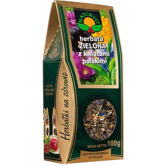 NATURA-WITA Herbata zielona z kwiatami polskimi 100g
