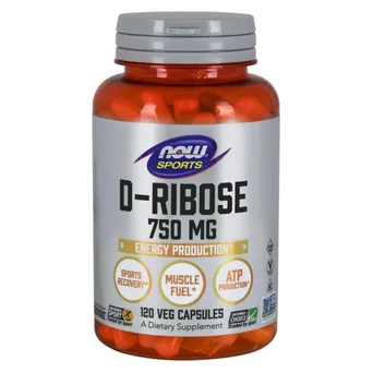 D-Ryboza-D-Ribose - 750 mg ,120 kaps. NOW Foods