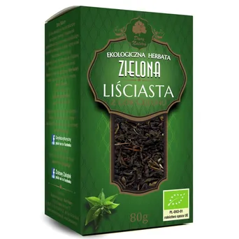 Herbata Zielona cejlońska liściasta BIO 80g DARY NATURY