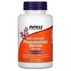 Phosphatidyl Serine, 300mg Extra Strength - Now Foods 50 kaps.