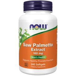 Saw Palmetto Extract - Palma Sabalowa Ekstrakt 160 mg 240 kaps. NOW Foods