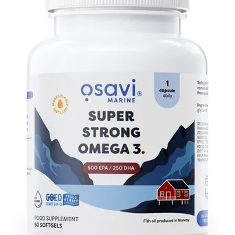 Super Strong Omega 3, 500 EPA / 250 DHA - 60 softgels