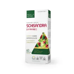 Schisandra (Cytryniec) 550mg - Medica Herbs, 60 Kapsułek