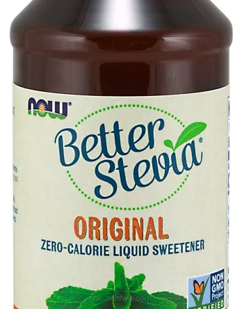 Better Stevia Liquid, Original - 237 ml. NOW Foods
