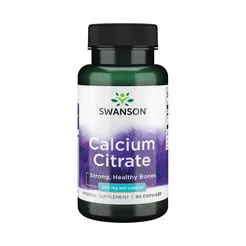 Calcium Citrate - Wapń /cytrynian wapnia/ 200 mg 60 kaps. Swanson