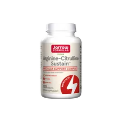 Arginine-Citrulline Sustain - Wspomaga produkcję tlenku azotu Jarrow Formulas-120 tabl.