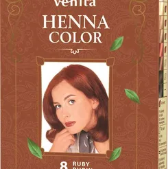 Henna proszek nr 8 rubin 25g - ziołowa odżywka koloryzująca VENITA