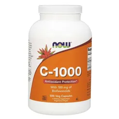 Witamina C-1000 z 100mg bioflawonoidami Now Foods 500 vege kaps